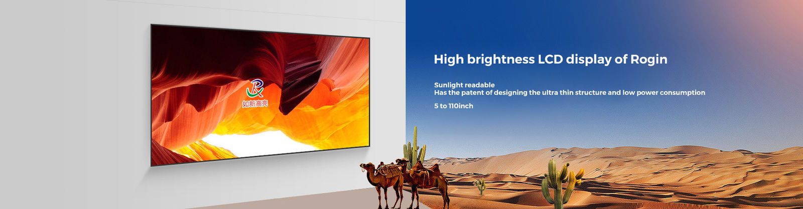 Exhibición del LCD del alto brillo