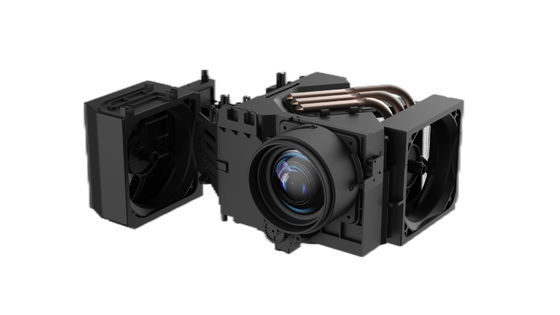 Proyector de 5 pulgadas Motor óptico Máquina de proyección cerrada LCD 1920*1080 600lm