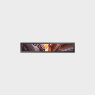 36.6 pulgadas de tipo de barra pantalla LCD 1920 * 290 LVDS 550nits Para tablero de publicidad