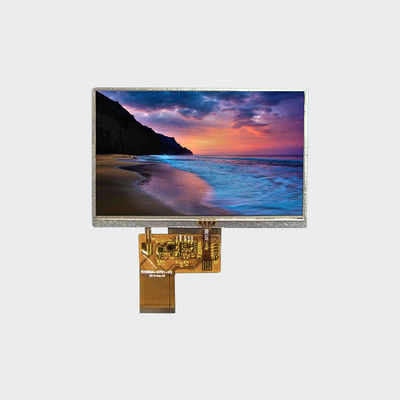 Display LCD RGB de tamaño mediano y pequeño de 5,0 pulgadas 800×480 600Nits para dispositivos de mano