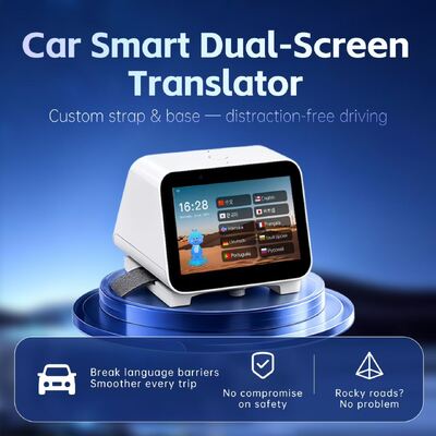 Lanzamiento del nuevo traductor automático de pantalla dual 4G global de 5"