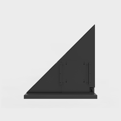 Máquina de publicidad LCD triangular de 13,14 pulgadas con solución de sistema Android