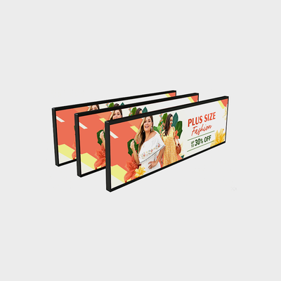 tipo publicidad de la barra 37-inch de la exhibición LCD con el metal lleno Shell del diseño delgado