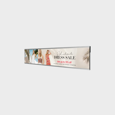 publicidad LCD con pantalla tipo barra de 47,6 pulgadas con tecnología de panel ADSDS de diseño delgado