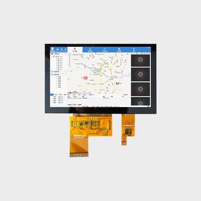 5.0 pulgadas Mediana y pequeña pantalla LCD 800×480 RGB 500 Nits pantalla con panel táctil