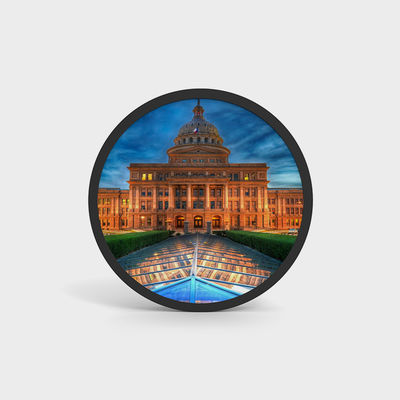 15Display LCD redondo de.7 pulgadas 960×960 700 nits Máquina de publicidad LCD Android11