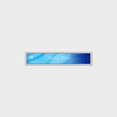 Brillo de la ayuda 700nits de la resolución 1280*204 de la exhibición del LCD del tipo barra de 14,9 pulgadas