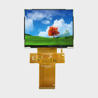 Pequeña solución del LCD de 3,5 pulgadas con el arreglo para requisitos particulares del brillo de la ayuda de la interfaz de 320*240 RGB