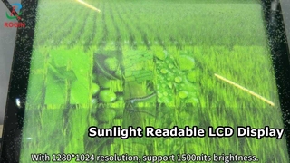 Pantalla LCD legible a la luz del sol de 19 pulgadas, 800 nits